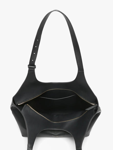 Schoudertas Th Logo Tommy hilfiger Zwart th logo AW18232 ander zicht 2